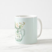 Mug Fleurs de menthe dans un pichet d'eau (Devant droit)