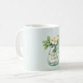 Mug Fleurs de menthe dans un pichet d'eau (Devant gauche)