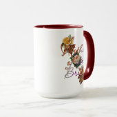 Mug Fleurs de Mère de la Mariée (Devant droit)