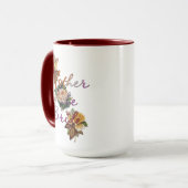 Mug Fleurs de Mère de la Mariée (Devant gauche)
