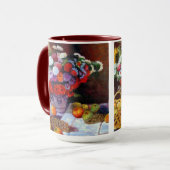 Mug Fleurs de Monet et fruits (Devant gauche)