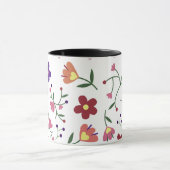 Mug fleurs de motif- (Centre)