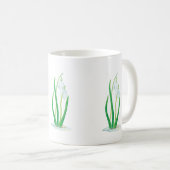 Mug Fleurs de neige blanches (Devant droit)