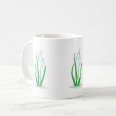Mug Fleurs de neige blanches (Devant gauche)