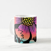 Mug Fleurs de néon (Devant gauche)