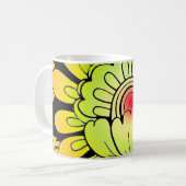 Mug Fleurs de néon (Devant gauche)