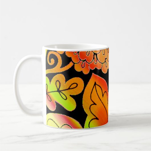 Mug Fleurs de néon (Gauche)