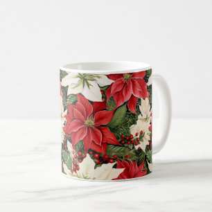 Mug Fleurs de Noël
