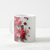 Mug Fleurs de Noël (Devant gauche)