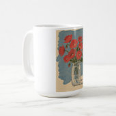 Mug Fleurs de pavot (Devant gauche)