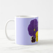 Mug fleurs de pensée (Gauche)