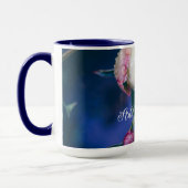 Mug Fleurs de pivoine après pluie (Gauche)