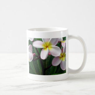 Mug Fleurs de Plumeria hawaïenne