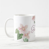 Mug Fleurs de pommier à l'aquarelle Grand-mère (Gauche)