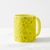 Mug Fleurs de prairie ensoleillées (Devant droit)