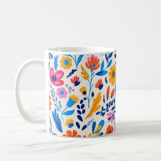 Mug Fleurs de printemps (Gauche)