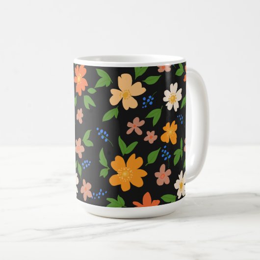 Mug Fleurs de printemps (Devant droit)