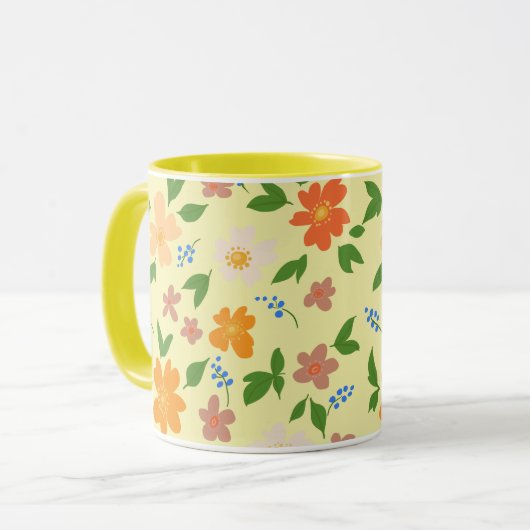 Mug Fleurs de printemps (Devant gauche)
