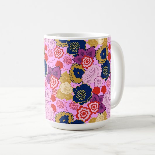 Mug Fleurs de printemps (Devant droit)