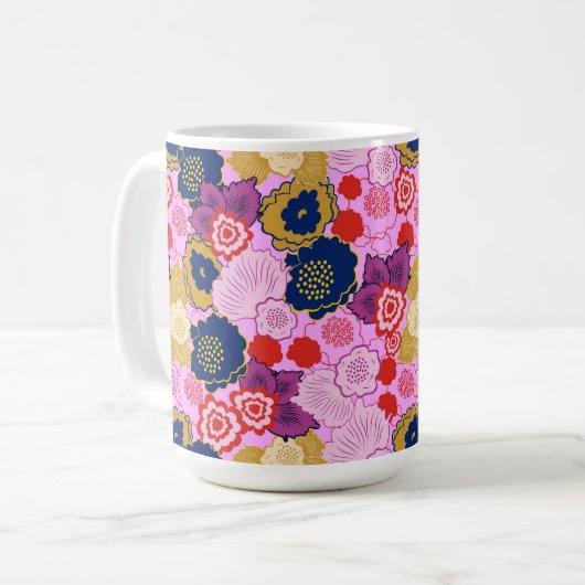 Mug Fleurs de printemps (Devant gauche)
