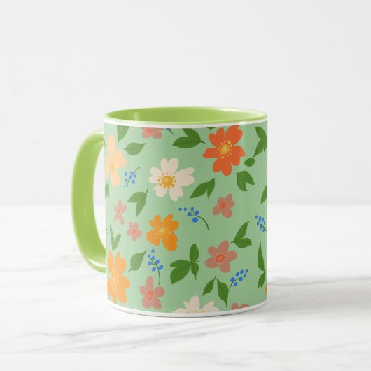 Mug Fleurs de printemps (Devant gauche)