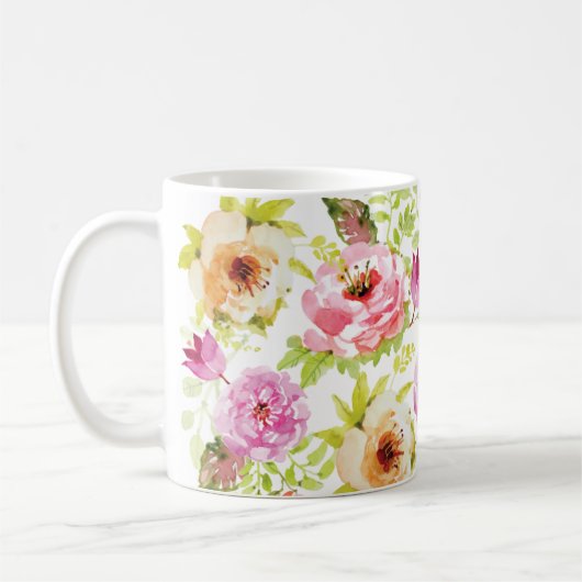 Mug Fleurs de printemps (Gauche)