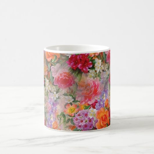 Mug Fleurs de printemps colorées (Centre)