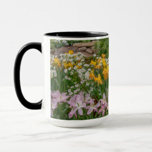 Mug Fleurs de printemps colorées en pleine floraison