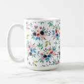 Mug Fleurs de printemps colorées motif (Gauche)
