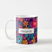 Mug Fleurs de printemps colorées Motif (Gauche)