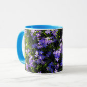 Mug Fleurs de printemps de Squill Bleu (Devant gauche)
