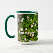 Mug Fleurs de printemps en anémone en bois blanc Soyez (Gauche)