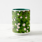 Mug Fleurs de printemps en anémone en bois blanc Soyez (Centre)