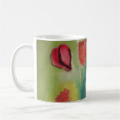 Mug Fleurs de printemps et tulipes abstraites (Gauche)