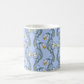 Mug Fleurs de printemps. Fleurs de jonquille entrelacé (Centre)