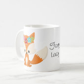 Mug Fleurs de printemps Fox Foxy Lady (Devant gauche)