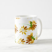 Mug Fleurs de printemps Main Nom de maman aquarelle (Devant droit)