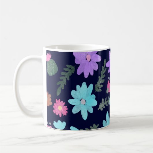 Mug Fleurs de printemps Maman  (Gauche)
