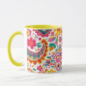 Mug Fleurs de printemps Paisley (Gauche)