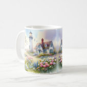 Mug Fleurs de printemps par Lighthouse Coastal Cottage (Devant gauche)