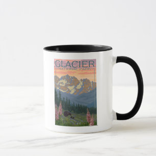 Mug Fleurs de printemps - Parc national des Glaciers, 