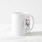 Mug Fleurs de Printemps Pastel sauvées par la grâce pa (Devant droit)