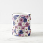 Mug Fleurs de printemps romantiques personnalisées (Centre)