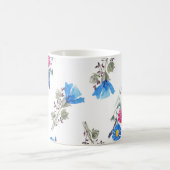 Mug Fleurs de printemps rose Aquarelle Botanique (Centre)