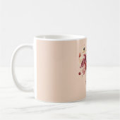 Mug Fleurs de Renoncule Rouge Crème (Gauche)