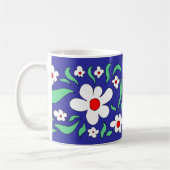 Mug Fleurs de Rose blanc vif (Gauche)
