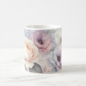 Mug Fleurs de rose élégantes (Centre)