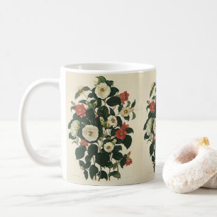 Mug Fleurs de roses de jardin florales vintage