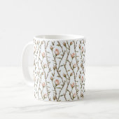 Mug Fleurs de roses roses romantiques (Devant gauche)