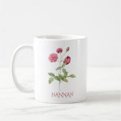 Mug Fleurs de roses roses rouges du mois de juin (Gauche)